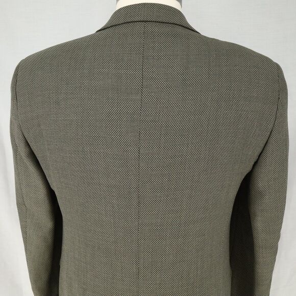 Mani Sport Coat Mens 40S Taupe Brown Wool Mens Jacket 3 Button Saks Fifth Ave - Picture 12 of 16
